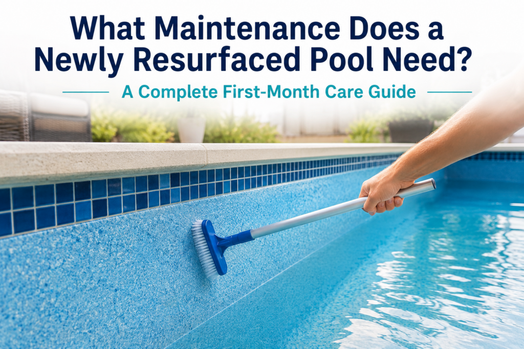 Pool Maintenance After Resurfacing